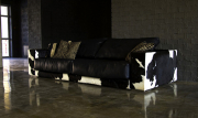 Трехместный кожаный диван PHANTOM Modern
