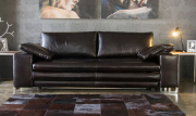 Трехместный кожаный диван PLAZA Modern