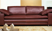 Трехместный кожаный диван PLAZA Modern