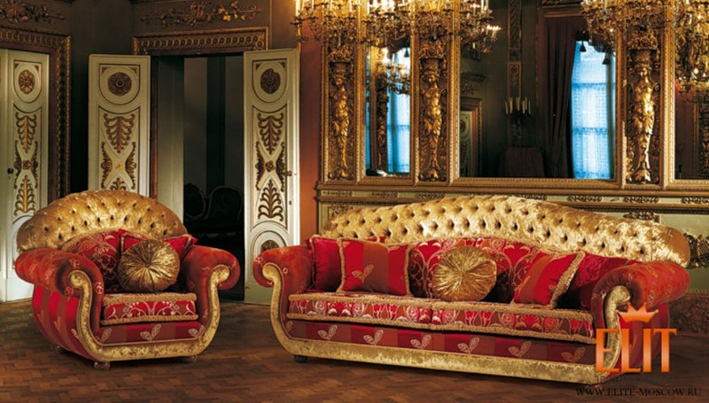 Итальянская мебель - диваны и кресла.