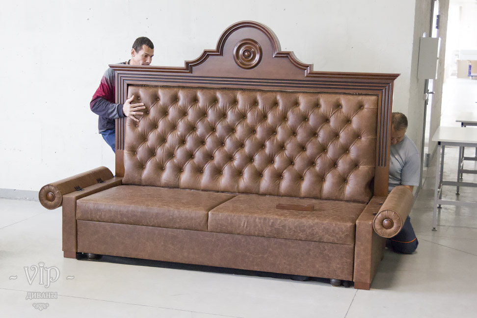 Готовый диван в сборе