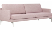 Розовый диван LUDVIG
