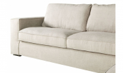 Светло-серый угловой диван ABBE