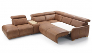 Угловой кожаный диван-кровать Calpe