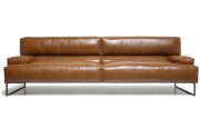 Трехместный кожаный диван QUADRO Modern