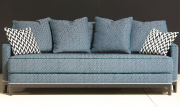 Трехместный тканевый диван-кровать LUNA Modern