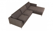 Серый угловой диван OHIO