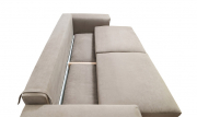 Трехместный тканевый диван-кровать MOON