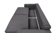Трехместный тканевый диван-кровать MOON