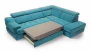 Угловой тканевый диван-кровать Belluno
