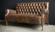 Двухместный кожаный диван LIVERPOOL Classic