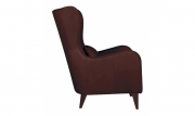 Темно-коричневое кресло GRETA