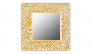 Зеркало CORAL (square gold)