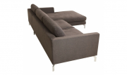 Серый угловой диван OHIO