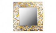 Зеркало CAMOUFLAGE (square silver-gold)