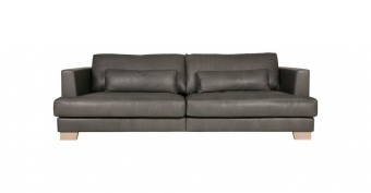 Трехместный кожаный диван BRANDON