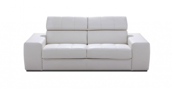 Трехместный кожаный диван-кровать Girro