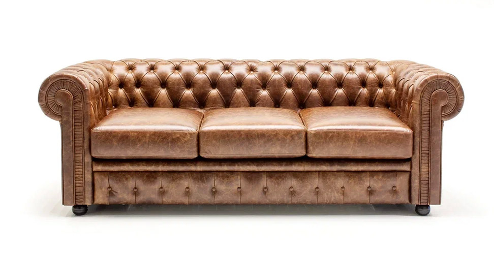 Трехместный кожаный диван CHESTER Classic