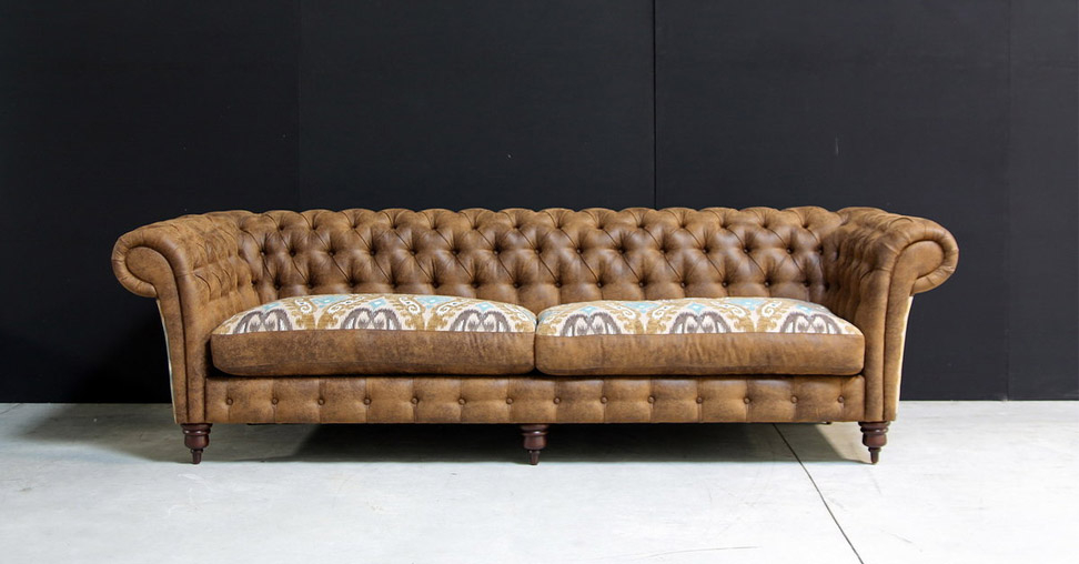 Трехместный комбинированный диван SHERATON Classic
