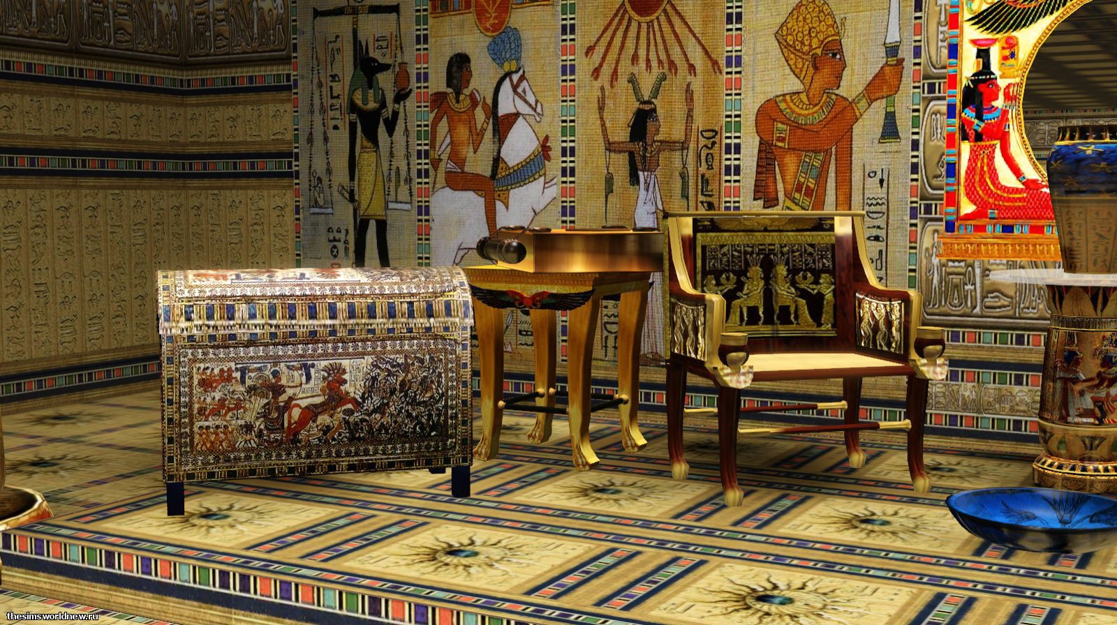 Египетская древняя мебель