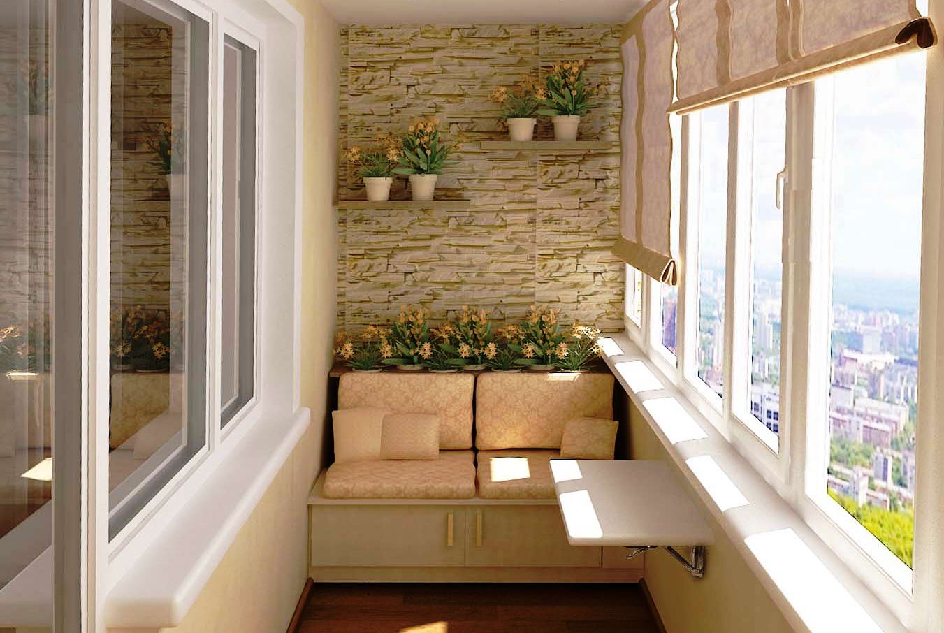 Балкон белого цвета — 4016 фото и идей оформления интерьера