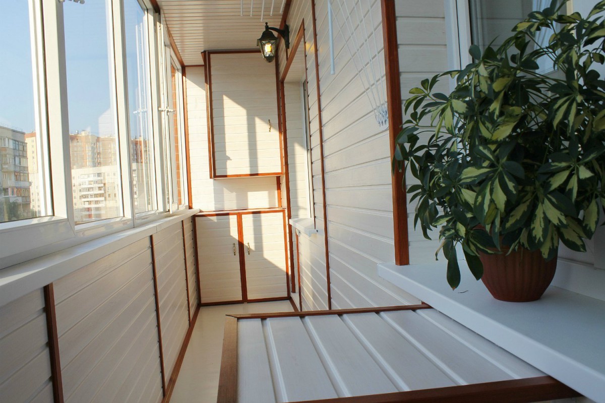 ПВХ балкон дизайн